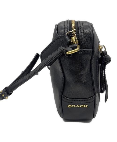COACH（コーチ）COACH (コーチ) レザーショルダーポーチ ブラックの古着・服飾アイテム
