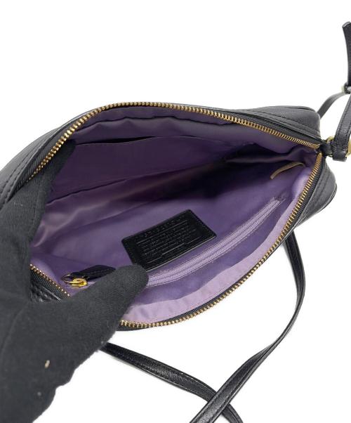 COACH（コーチ）COACH (コーチ) レザーショルダーポーチ ブラックの古着・服飾アイテム