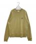 maison kitsune（メゾンキツネ）の古着「MAISON KITSUNE メゾンキツネ  フォックスヘッド ラグランスウェット トレーナー」｜カーキ