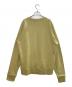 maison kitsune (メゾンキツネ) MAISON KITSUNE メゾンキツネ  フォックスヘッド ラグランスウェット トレーナー カーキ サイズ:M：15000円