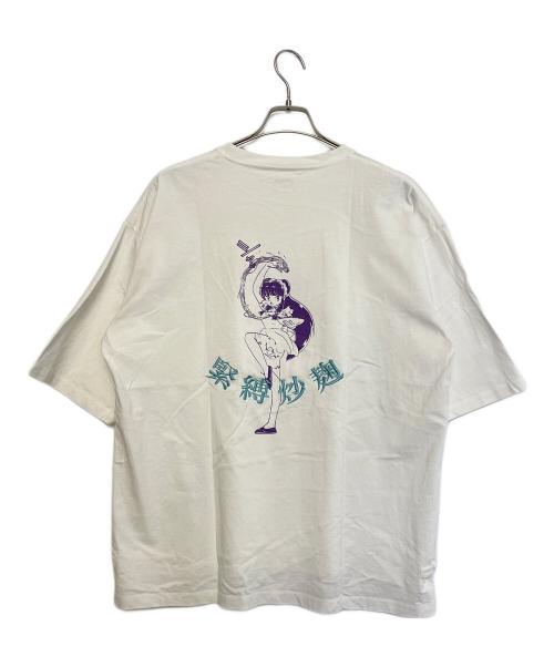 graniph（グラニフ）graniph (グラニフ) らんま1/2 (-) graniph グラニフ らんま1/2 Tシャツ 猫飯店 ホワイト サイズ:Lの古着・服飾アイテム
