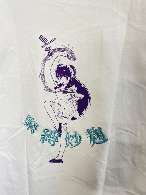 graniph（グラニフ）graniph (グラニフ) らんま1/2 (-) graniph グラニフ らんま1/2 Tシャツ 猫飯店 ホワイト サイズ:Lの古着・服飾アイテム