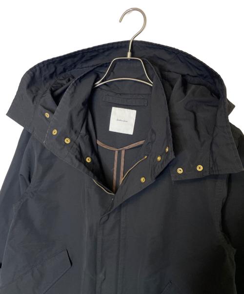 Spick and Span（スピック＆スパン）Spick and Span (スピック＆スパン) Spick and Span スピック＆スパン ナイロンコート グログランフーディーコクーンコート  ブラック サイズ:36の古着・服飾アイテム