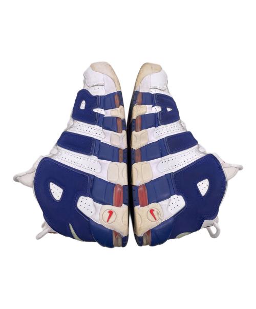 NIKE（ナイキ）NIKE (ナイキ) NIKE ナイキ AIR MORE UPTEMPO 96 エア モアテンポ 96 スニーカー ディープ ロイヤルブルー モアテン ホワイト×ネイビー サイズ:27.5の古着・服飾アイテム