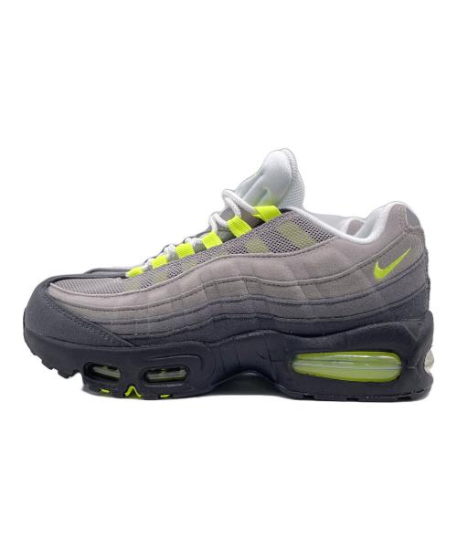NIKE（ナイキ）NIKE (ナイキ) NIKE GS AIR MAX 95 マックス95 イエローグラデ ビッグバブル グレー サイズ:25cmの古着・服飾アイテム