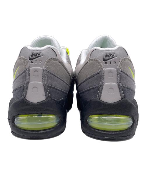 NIKE（ナイキ）NIKE (ナイキ) NIKE GS AIR MAX 95 マックス95 イエローグラデ ビッグバブル グレー サイズ:25cmの古着・服飾アイテム