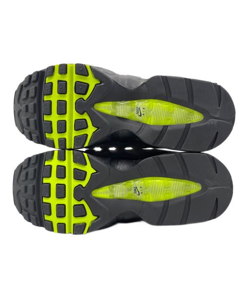 NIKE（ナイキ）NIKE (ナイキ) NIKE GS AIR MAX 95 マックス95 イエローグラデ ビッグバブル グレー サイズ:25cmの古着・服飾アイテム