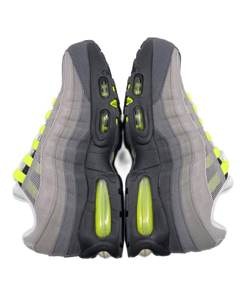 NIKE（ナイキ）NIKE (ナイキ) NIKE GS AIR MAX 95 マックス95 イエローグラデ ビッグバブル グレー サイズ:25cmの古着・服飾アイテム