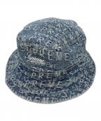 SUPREMEシュプリーム）の古着「バケットハット」｜インディゴ