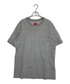 SUPREMEシュプリーム）の古着「Supreme シュプリーム  ポケット Tシャツ 霜降り 杢グレー」｜グレー