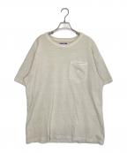 THE NORTHFACE PURPLELABELザ・ノースフェイス パープルレーベル）の古着「THE NORTHFACE PURPLELABEL ノースフェイス パープルレーベル ポケット Tシャツ ガーメント染め」｜アイボリー