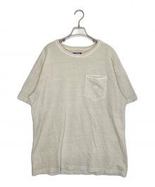 THE NORTHFACE PURPLELABEL（ザ・ノースフェイス パープルレーベル）の古着「THE NORTHFACE PURPLELABEL ノースフェイス パープルレーベル ポケット Tシャツ ガーメント染め」｜アイボリー