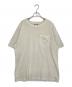 THE NORTHFACE PURPLELABEL（ザ・ノースフェイス パープルレーベル）の古着「THE NORTHFACE PURPLELABEL ノースフェイス パープルレーベル ポケット Tシャツ ガーメント染め」｜アイボリー