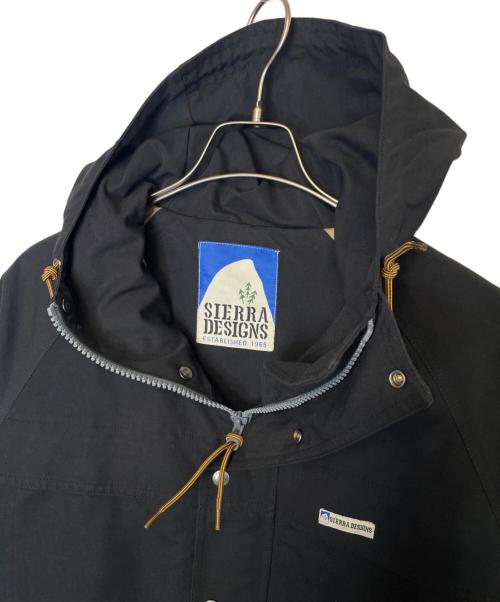 SIERRA DESIGNS（シエラデザインズ）SIERRA DESIGNS (シエラデザインズ) SIERRA DESIGNS シエラデザインズ マウンテンパーカー マウンテンフードジャケット ブラック サイズ:LLの古着・服飾アイテム