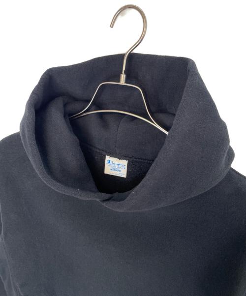 Champion（チャンピオン）Champion (チャンピオン) Champion REVERSE WEAVE (チャンピオン リバース ウィーブ) Champion チャンピオン リバースウィーブ パーカー 無地 青単タグ ブラック サイズ:Mの古着・服飾アイテム