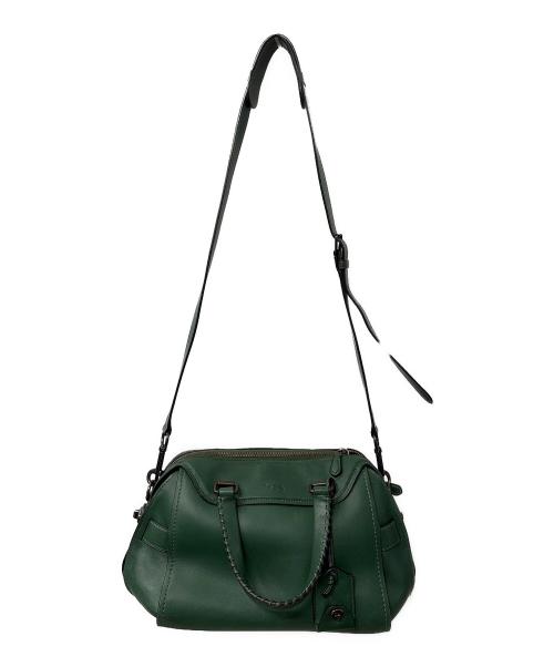COACH（コーチ）COACH (コーチ) 2WAYバッグ グリーンの古着・服飾アイテム