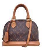 LOUIS VUITTONルイ ヴィトン）の古着「LOUIS VUITTON ルイ ヴィトン アルマBB モノグラム ハンドバッグ 2WAY」｜ブラウン