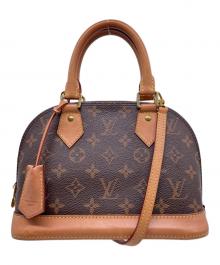 LOUIS VUITTON（ルイ ヴィトン）の古着「LOUIS VUITTON ルイ ヴィトン アルマBB モノグラム ハンドバッグ 2WAY」｜ブラウン