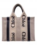 Chloeクロエ）の古着「Chloe クロエ 2WAY ハンドバッグ」｜ベージュ×ブラック