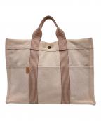 HERMESエルメス）の古着「HERMES エルメス トートバッグ」｜ベージュ