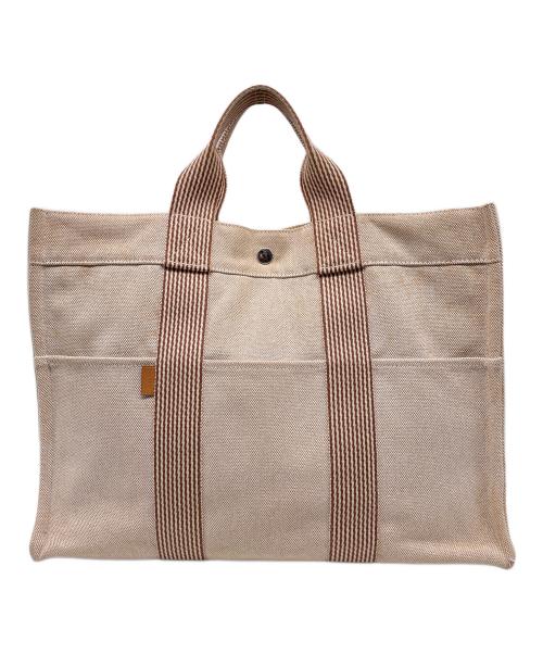 HERMES（エルメス）HERMES (エルメス) HERMES エルメス トートバッグ ベージュの古着・服飾アイテム