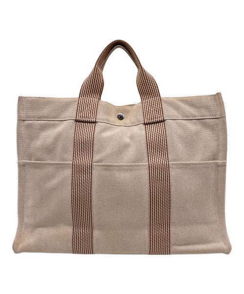 HERMES（エルメス）HERMES (エルメス) HERMES エルメス トートバッグ ベージュの古着・服飾アイテム
