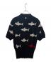 Thom Browne (トムブラウン) ポロシャツ ネイビー サイズ:2：15000円