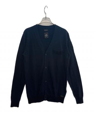 中古・古着通販】DIESEL (ディーゼル) 厚手カーディガン ネイビー
