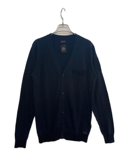 DIESEL（ディーゼル）DIESEL (ディーゼル) 厚手カーディガン ネイビー サイズ:Sの古着・服飾アイテム
