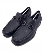 Salvatore Ferragamoサルヴァトーレ フェラガモ）の古着「Salvatore Ferragamo サルヴァトーレ フェラガモ GRANDIOSO ローファー ホースビット 新中古品」｜ブラック