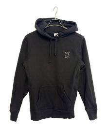 maison kitsune×PUMA（メゾンキツネ×プーマ）の古着「プルオーバーパーカー」｜ブラック