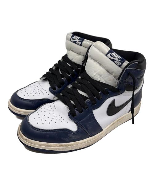 NIKE（ナイキ）NIKE (ナイキ) AIR JORDAN (エア ジョーダン)  NIKE AIR JORDAN 1 RETRO HIGH OG ジョーダン1 スニーカー ミッドナイトネイビー ネイビー サイズ:26.5の古着・服飾アイテム