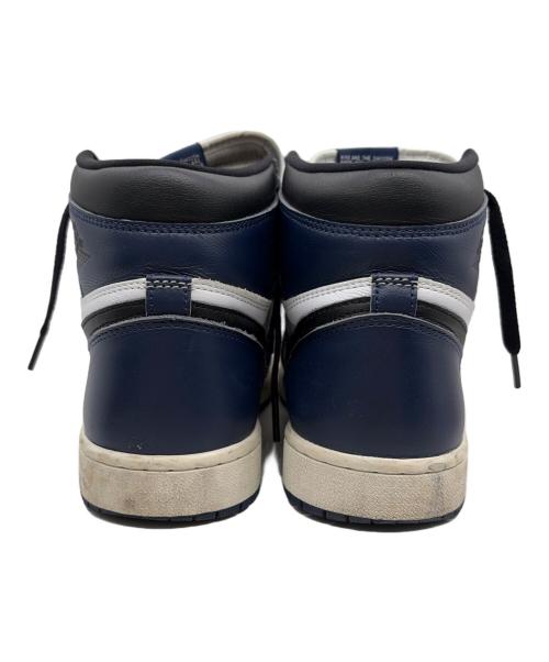 NIKE（ナイキ）NIKE (ナイキ) AIR JORDAN (エア ジョーダン)  NIKE AIR JORDAN 1 RETRO HIGH OG ジョーダン1 スニーカー ミッドナイトネイビー ネイビー サイズ:26.5の古着・服飾アイテム