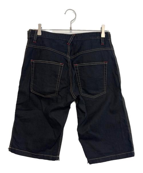 PPFM（ピーピーエフエム）PPFM (ピーピーエフエム) デニムパンツ ブラック サイズ:W35の古着・服飾アイテム