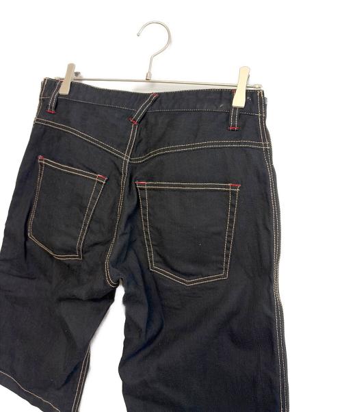 PPFM（ピーピーエフエム）PPFM (ピーピーエフエム) デニムパンツ ブラック サイズ:W35の古着・服飾アイテム