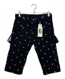 PPFM（ピーピーエフエム）の古着「PPFM ピーピーエフエム 七分丈パンツ クロップドパンツ 星柄 スター オールドマルイ アーカイブ」｜ブラック