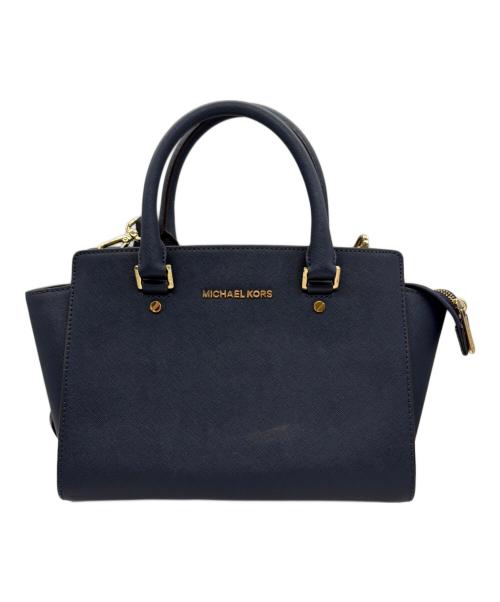 MICHAEL KORS（マイケルコース）MICHAEL KORS (マイケルコース) MICHAEL KORS マイケルコース セルマ 2WAY ショルダーバッグ ネイビーの古着・服飾アイテム