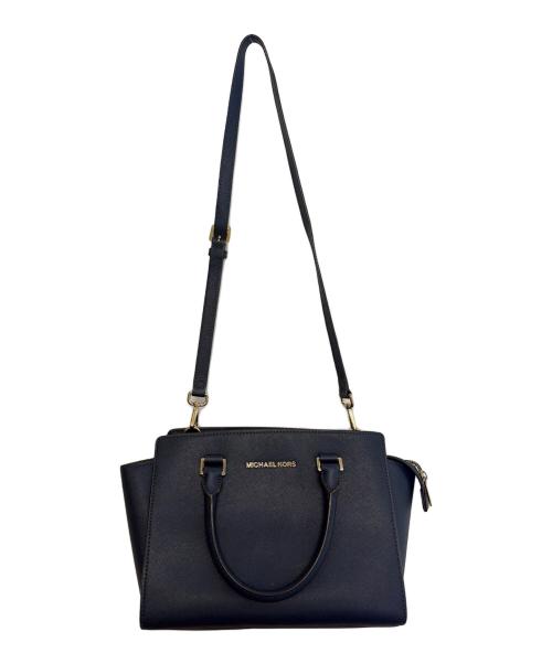 MICHAEL KORS（マイケルコース）MICHAEL KORS (マイケルコース) MICHAEL KORS マイケルコース セルマ 2WAY ショルダーバッグ ネイビーの古着・服飾アイテム