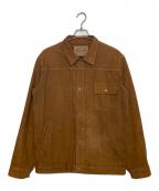 stussyステューシー）の古着「STUSSY ステューシー 90年代 1st型 トラッカージャケット 紺タグ」｜ブラウン