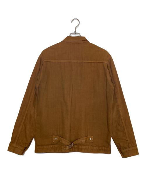 stussy（ステューシー）stussy (ステューシー) STUSSY ステューシー 90年代 1st型 トラッカージャケット 紺タグ ブラウン サイズ:Lの古着・服飾アイテム