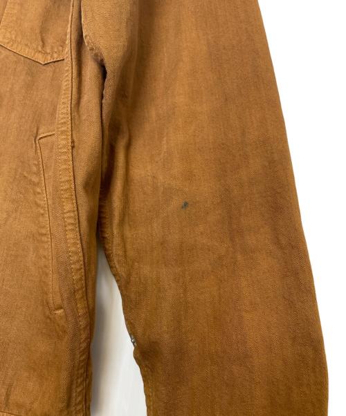 stussy（ステューシー）stussy (ステューシー) STUSSY ステューシー 90年代 1st型 トラッカージャケット 紺タグ ブラウン サイズ:Lの古着・服飾アイテム