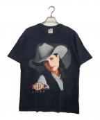 Hanesヘインズ）の古着「Hanes ヘインズ 90's TERRI CLARK テリークラーク バンドTシャツ バンT フェード 2枚タグ」｜グレー