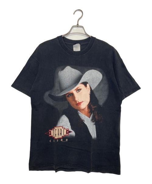 Hanes（ヘインズ）Hanes (ヘインズ) Hanes ヘインズ 90's TERRI CLARK テリークラーク バンドTシャツ バンT フェード 2枚タグ グレー サイズ:Lの古着・服飾アイテム