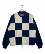 ANATOMICA×MIGHTY-MACアナトミカ×マイティーマック）の古着「ANATOMICA アナトミカ MIGHTY MAC マイティーマック ボートジャケット NOVEMBER チェック柄」｜ネイビー×ホワイト