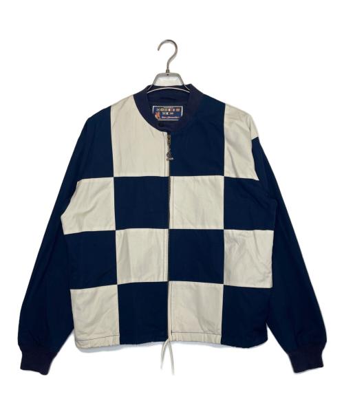 ANATOMICA（アナトミカ）ANATOMICA (アナトミカ) MIGHTY-MAC (マイティーマック) ANATOMICA アナトミカ MIGHTY MAC マイティーマック ボートジャケット NOVEMBER チェック柄 ネイビー×ホワイト サイズ:FREEの古着・服飾アイテム