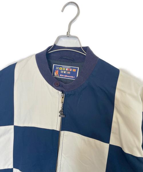 ANATOMICA（アナトミカ）ANATOMICA (アナトミカ) MIGHTY-MAC (マイティーマック) ANATOMICA アナトミカ MIGHTY MAC マイティーマック ボートジャケット NOVEMBER チェック柄 ネイビー×ホワイト サイズ:FREEの古着・服飾アイテム