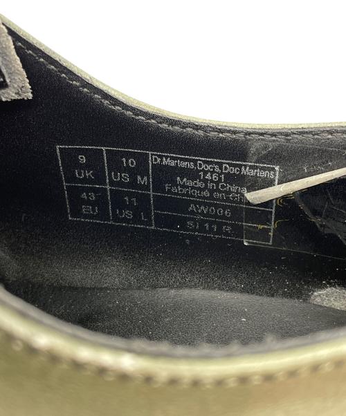 Dr.Martens（ドクターマーチン）Dr.Martens (ドクターマーチン) Dr.Martens ドクターマーチン 1461 3ホール レザー シューズ　グラデーション グリーン サイズ:US 10の古着・服飾アイテム