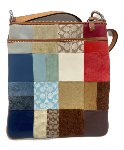 COACH（コーチ）COACH (コーチ) COACH コーチ パッチワーク ショルダーバッグ マルチカラーの古着・服飾アイテム