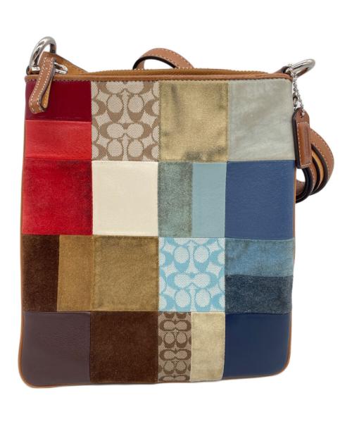 COACH（コーチ）COACH (コーチ) COACH コーチ パッチワーク ショルダーバッグ マルチカラーの古着・服飾アイテム