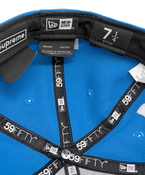 SUPREME（シュプリーム）SUPREME (シュプリーム) New Era (ニューエラ) キャップ ブルーの古着・服飾アイテム